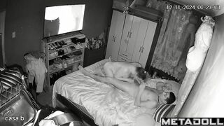 Fat Swedish brunette mature mom sex in the bedroom spy cam