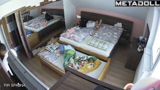 Real Irish parents fuck hard in their bed real spy cam