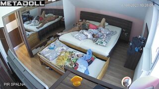 Real mature couple having sex in a hotel on vacation spy cam