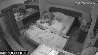 Real amateur couple fuck before going to sleep recording