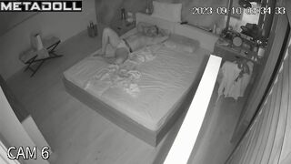 My friend's amazing parents having sex in their bed wildly hidden cam