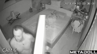 My friend's amazing parents having sex in their bed wildly hidden cam