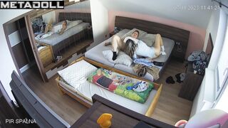 My girlfriend's parents having sex brutally spy cam record
