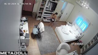 Old New Zealander brunette slave gets dressed before watching porn