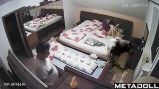 Amazing ass English blonde wife gets fucked in her sleep voyeur cam