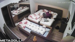 Amazing ass English blonde wife gets fucked in her sleep voyeur cam