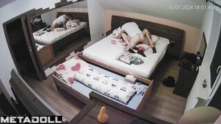 Amazing ass English blonde wife gets fucked in her sleep voyeur cam