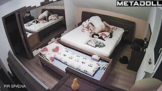 Amazing ass English blonde wife gets fucked in her sleep voyeur cam