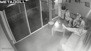 Skinny Canadian brunette student girl sex at home hidden cam