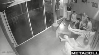 Skinny Canadian brunette student girl sex at home hidden cam