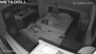 Israeli married coiple having sex before going to sleep real spy cam