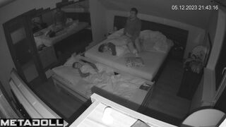 Israeli married coiple having sex before going to sleep real spy cam