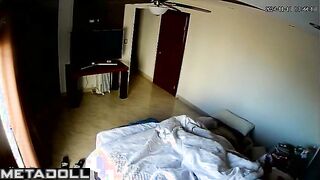 Naughty naked Finnish brunette mature mom gets fucked brutally spy cam