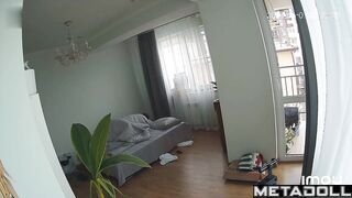 Russian girl gets fucked under the sheets
