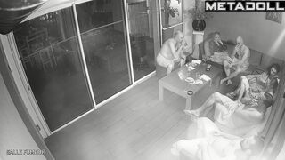 Tanned Dutch brunette mother fucks a young guy spy cam record
