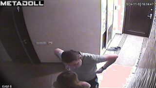 Amazing Swiss newly married couple having sex in a hotel on vacation hidden IP cam