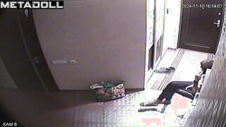 Amazing Swiss newly married couple having sex in a hotel on vacation hidden IP cam