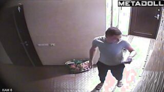 Amazing Swiss newly married couple having sex in a hotel on vacation hidden IP cam