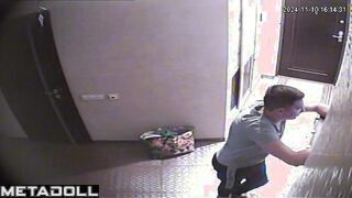 Amazing Swiss newly married couple having sex in a hotel on vacation hidden IP cam