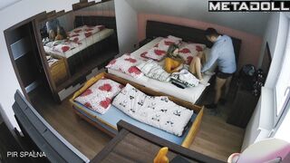 Amazing ass Canadian brunette MILF gets fucked in doggy style hidden IP camera