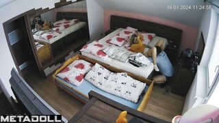 Amazing ass Canadian brunette MILF gets fucked in doggy style hidden IP camera