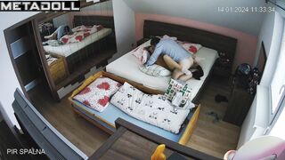 Amazing ass Canadian brunette MILF gets fucked in doggy style hidden IP camera
