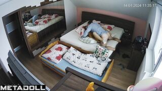 Amazing ass Canadian brunette MILF gets fucked in doggy style hidden IP camera