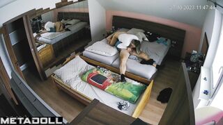 Busty Ukrainian brunette woman  hidden cam