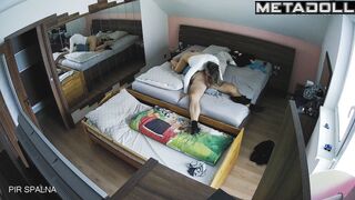 Busty Ukrainian brunette woman  hidden cam
