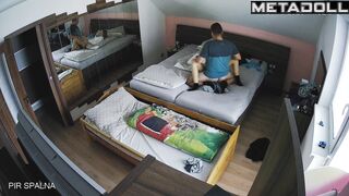 Busty Ukrainian brunette woman  hidden cam