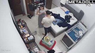 Fat Turkish brunette student girl changes her wet and dirty panties before masturbating
