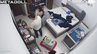 Fat Turkish brunette student girl changes her wet and dirty panties before masturbating