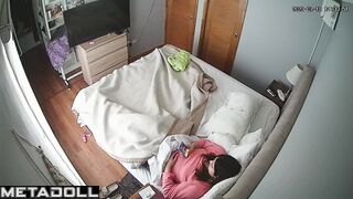 Innocent brunette mother has strong orgasms while rubbing special for you