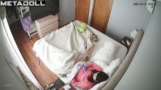 Innocent brunette mother has strong orgasms while rubbing special for you
