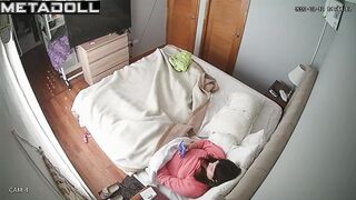 Innocent brunette mother has strong orgasms while rubbing special for you