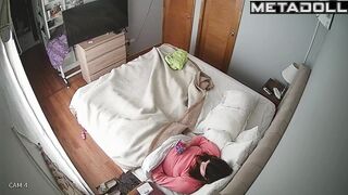 Innocent brunette mother has strong orgasms while rubbing special for you