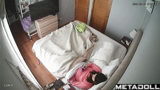 Innocent brunette mother has strong orgasms while rubbing special for you