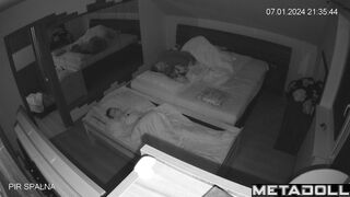 Newly married couple having sex before going to sleep online
