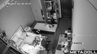 Amazing Israeli brunette mother changes her wet and dirty panties after work