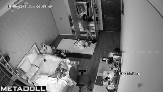 Amazing Israeli brunette mother changes her wet and dirty panties after work
