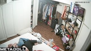 Real Norwegian newly married couple having sex in their bed wildly online
