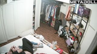 Real Norwegian newly married couple having sex in their bed wildly online