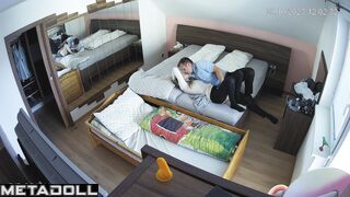 Old Turkish brunette woman screams with pleasure voyeur cam