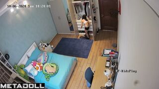 Innocent Welsh brunette fancy woman changes her new panties before cheating on her husband