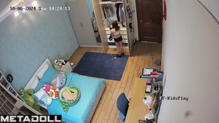 Innocent Welsh brunette fancy woman changes her new panties before cheating on her husband