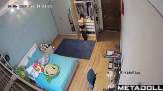 Innocent Welsh brunette fancy woman changes her new panties before cheating on her husband