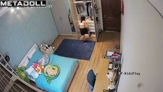 Innocent Welsh brunette fancy woman changes her new panties before cheating on her husband