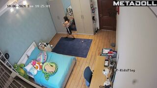 Innocent Welsh brunette fancy woman changes her new panties before cheating on her husband