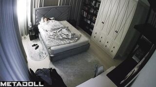 Amazing married couple having sex brutally in their bed leaked record