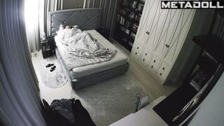 Amazing married couple having sex brutally in their bed leaked record